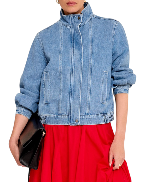 Denim Bomber Jacket