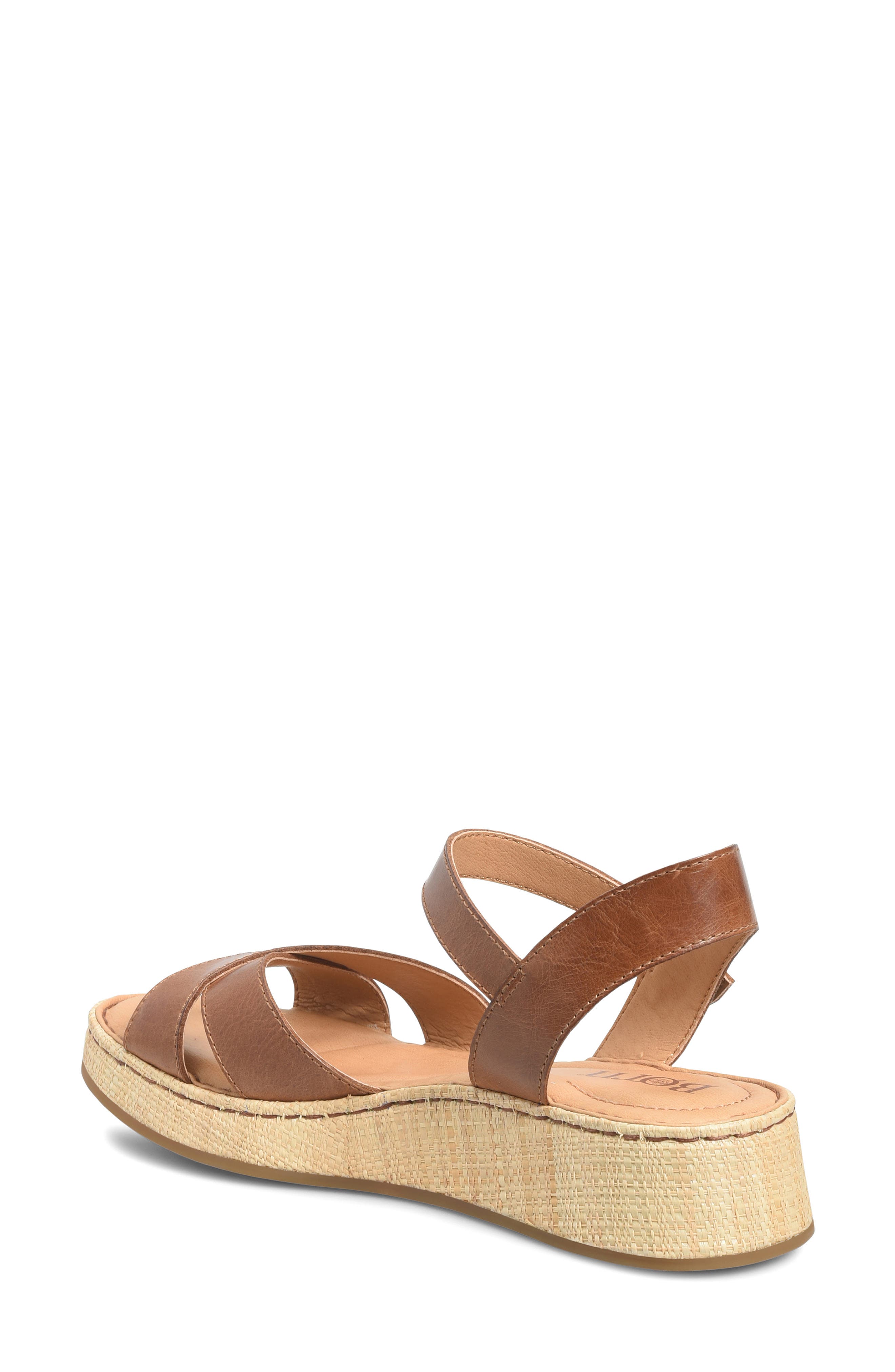Børn Cannes Slide Sandal, Alternate, color, Tan Leather