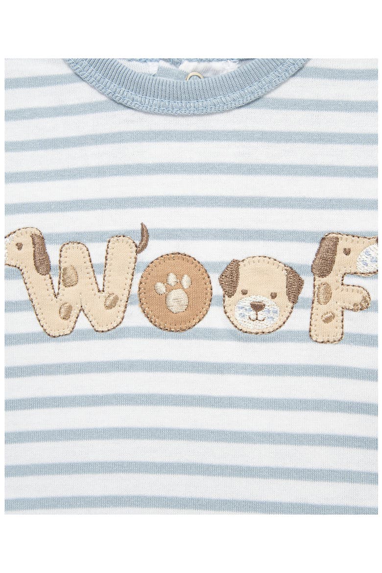 Woof Stripe Shirt, Joggers & Socks Set, Alternate, color, TAN