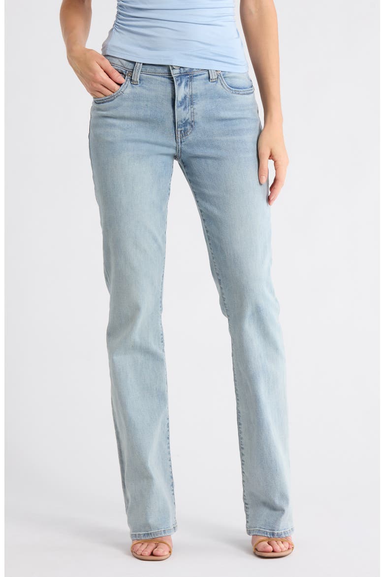 Nicole High Waist Bootcut Jeans, Main, color, JABOROSA