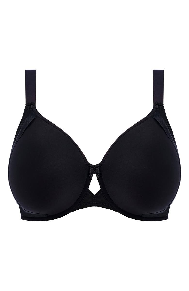 Elomi Nerina Underwire Molded Spacer Bra, Alternate, color, Black