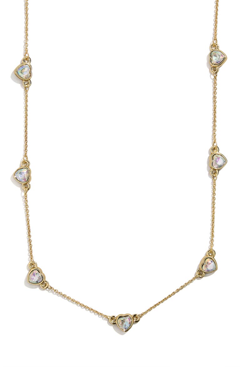 Match with Mama Heart Necklace, Main, color, CLEAR