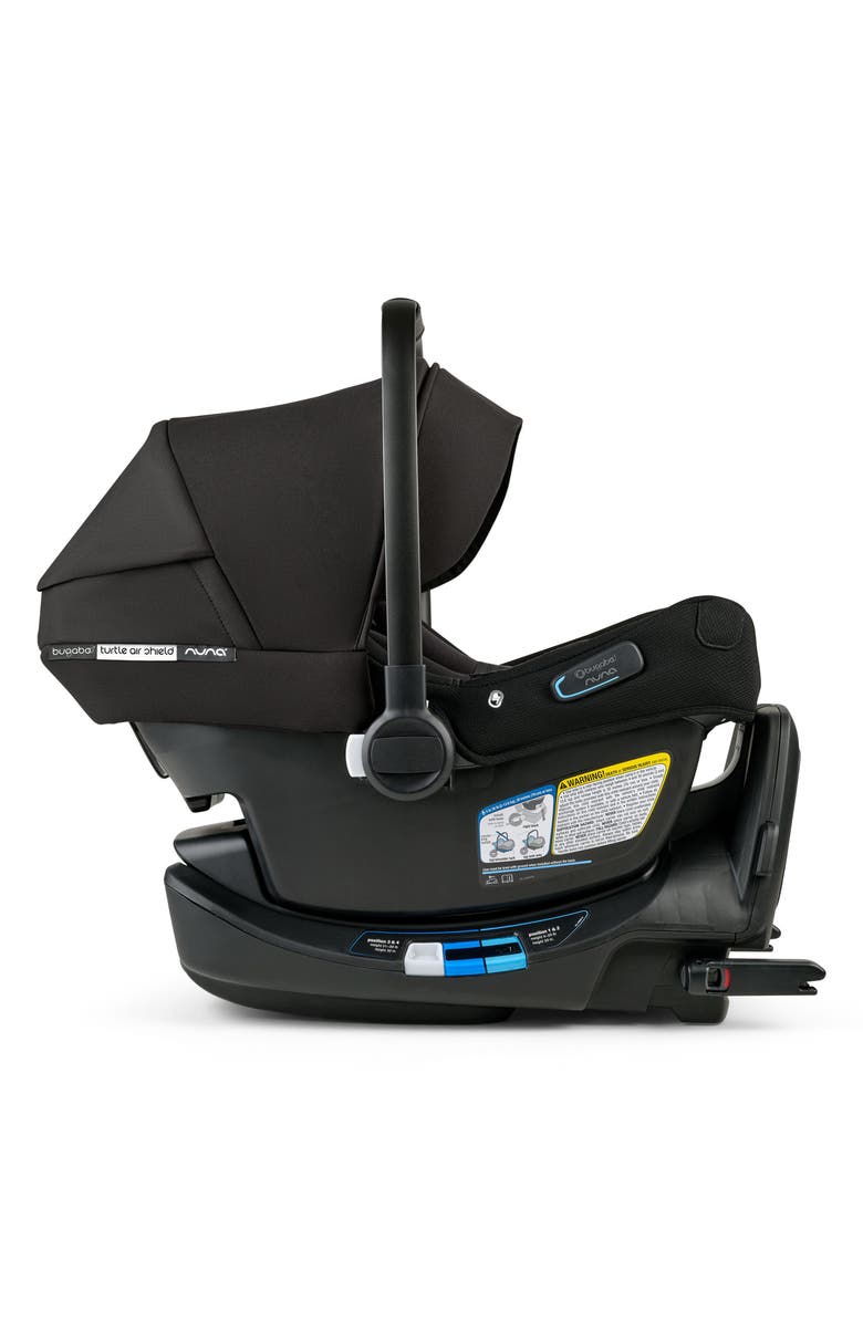 Bugaboo Turtle Air Shield by Nuna Infant Car Seat and Base, Main, color, Black