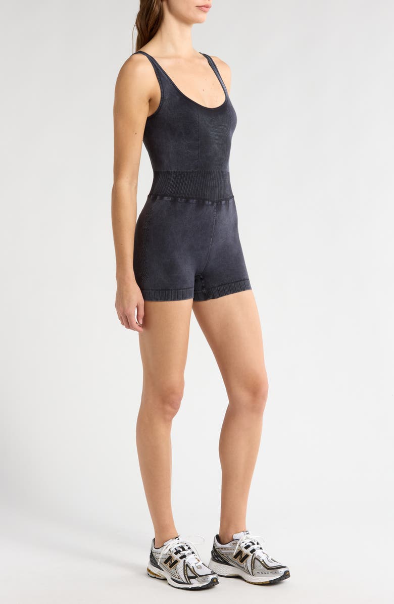 Free People FP Movement Good Karma Runsie, Alternate, color, Black