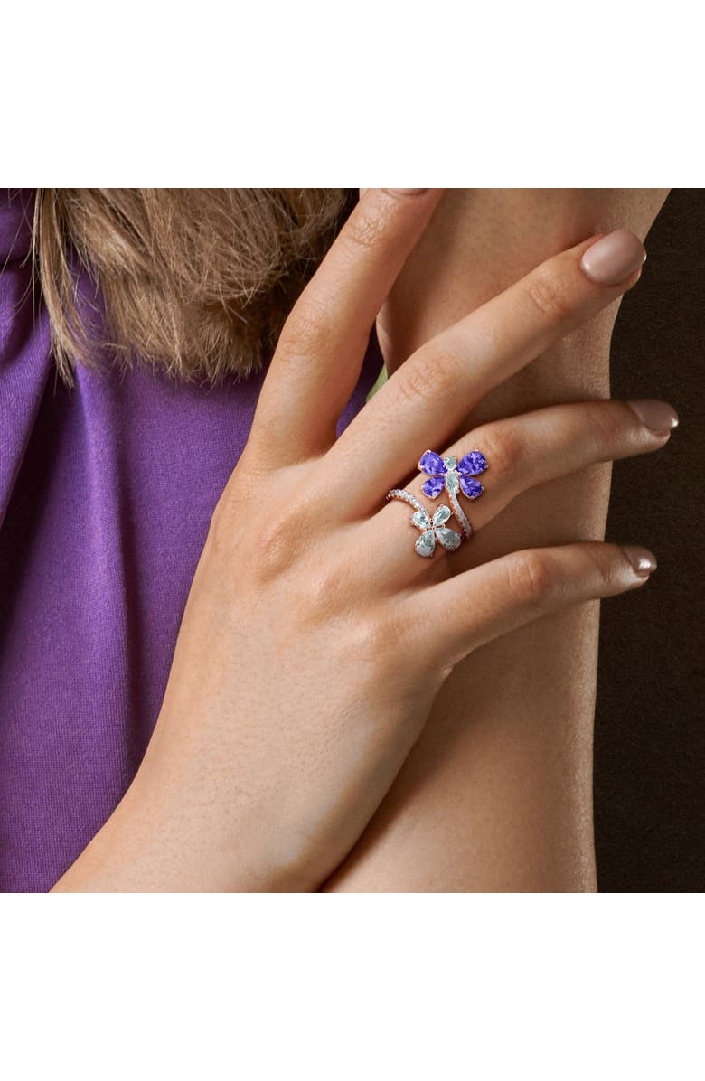 Julianna B. Multi-Gemstone & Diamond Butterfly Ring 14k, Alternate, color,