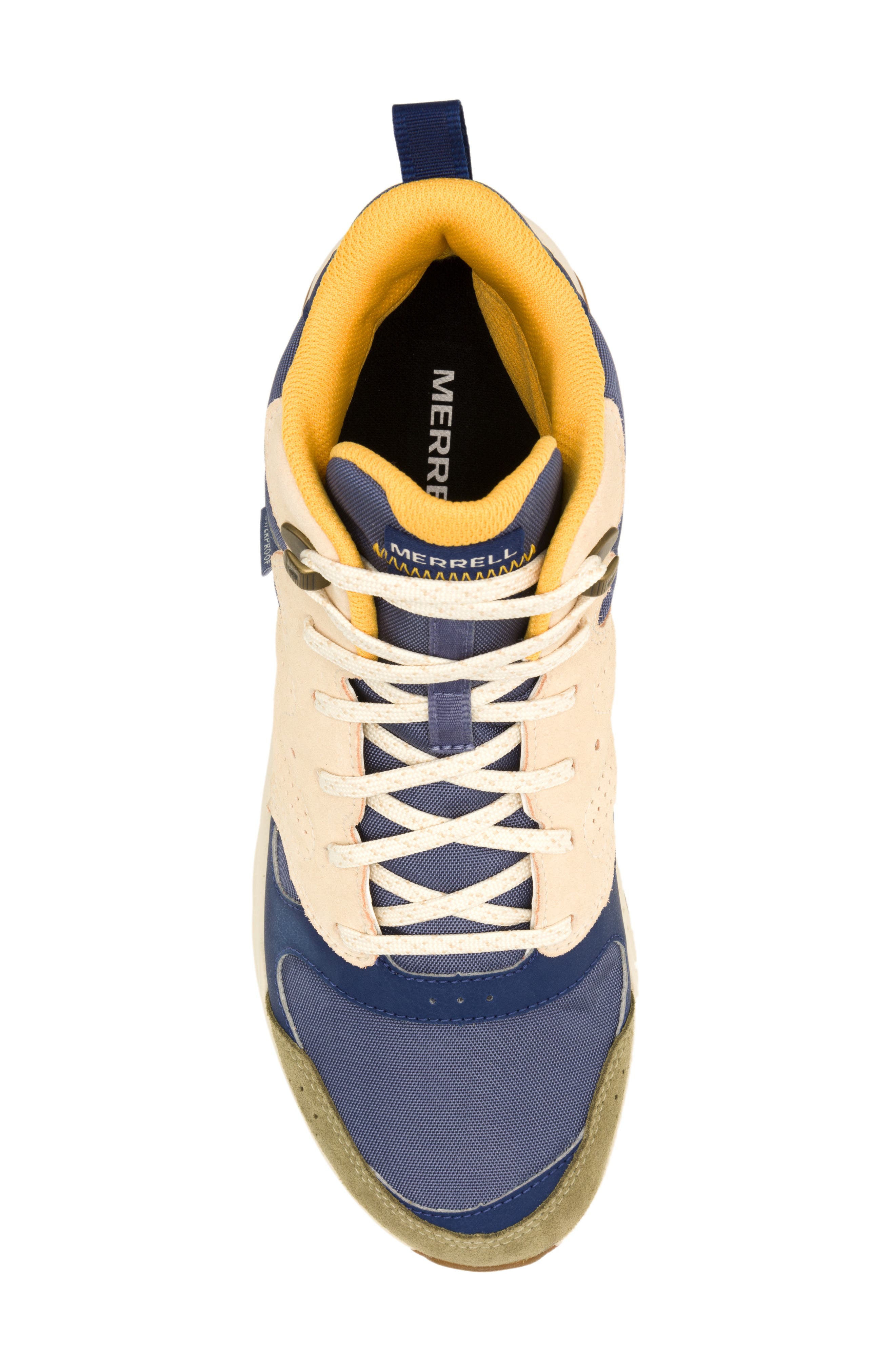 Merrell Tempo Sol Mid Top Hiking Boot, Alternate, color, Indigo