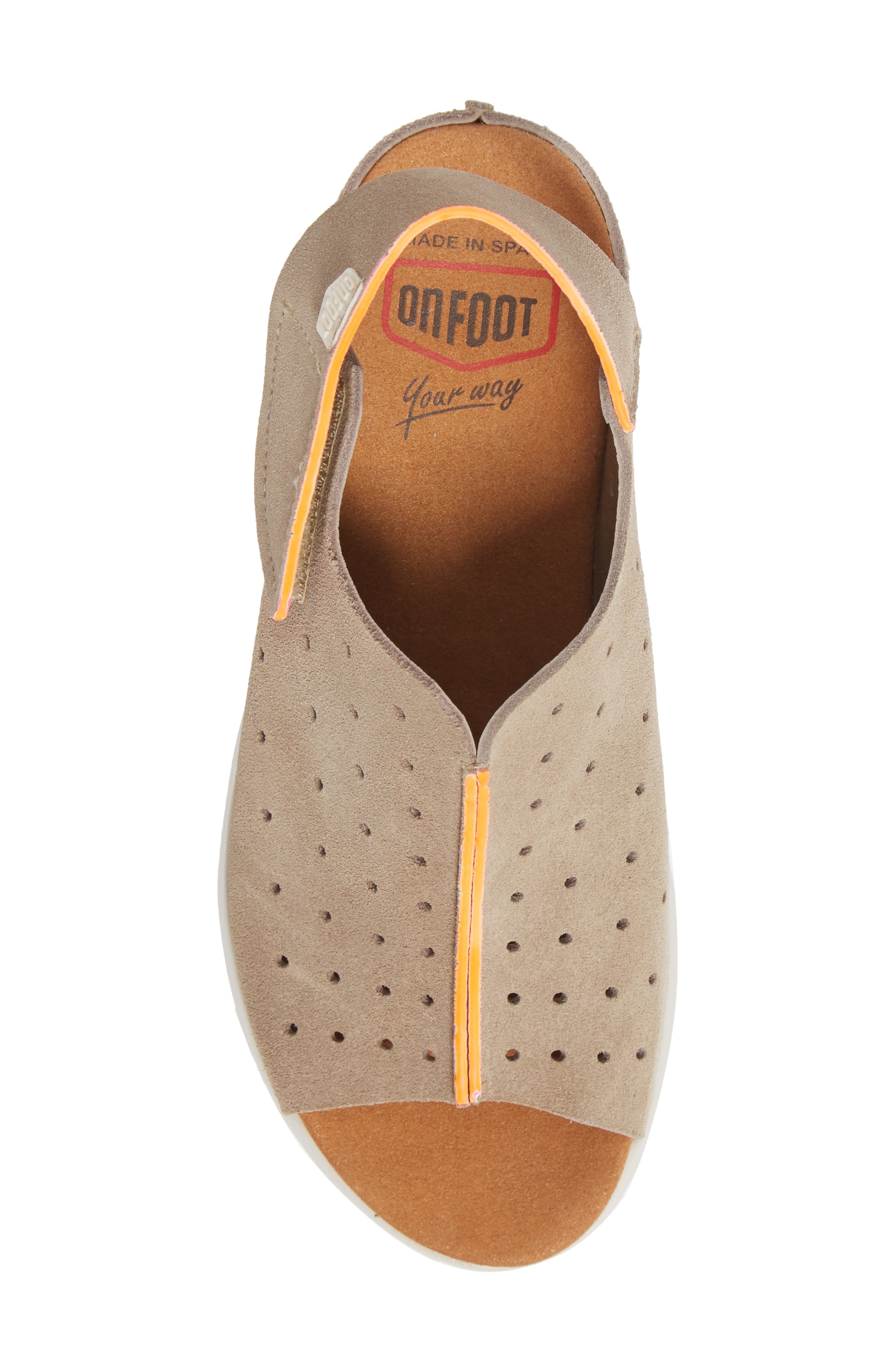 On Foot Slingback Sandal, Alternate, color, 