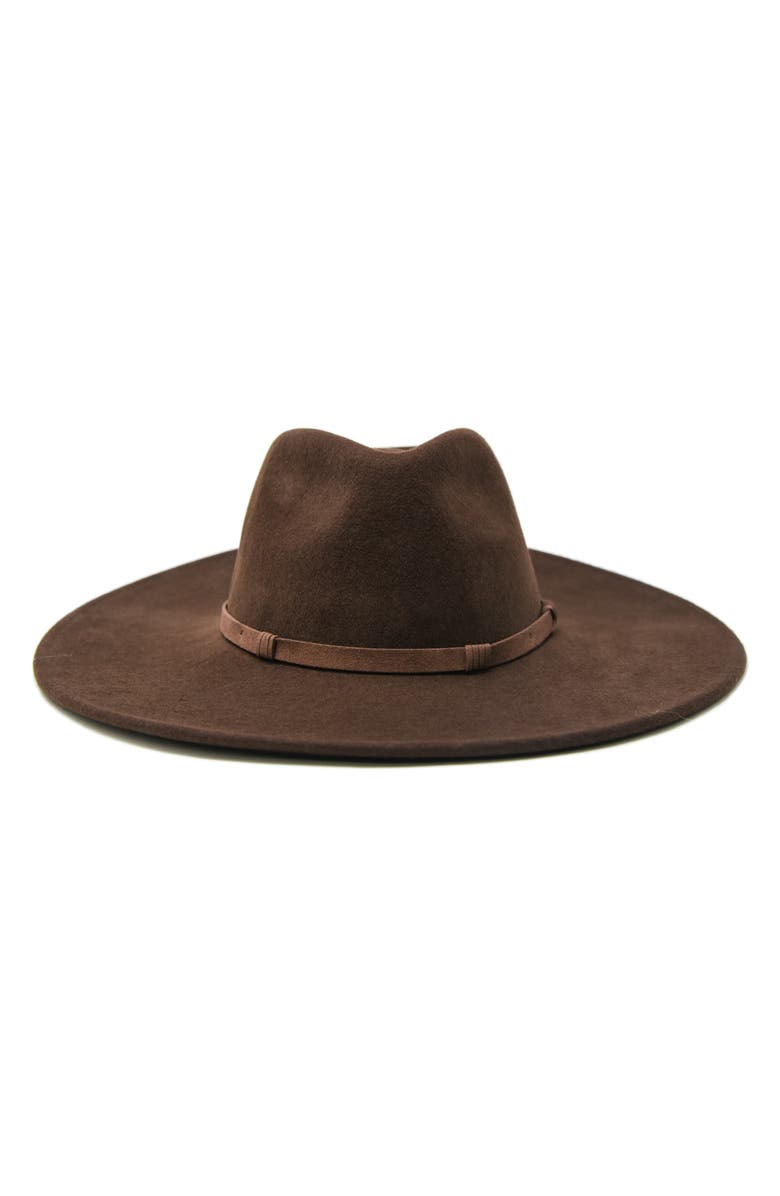 NOAKE Erin Wide Brim Wool Rancher Hat, Alternate, color, 