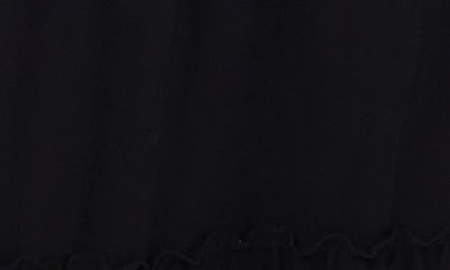 1.state Tie Neck Sleeveless Tiered Maxi Dress In Black