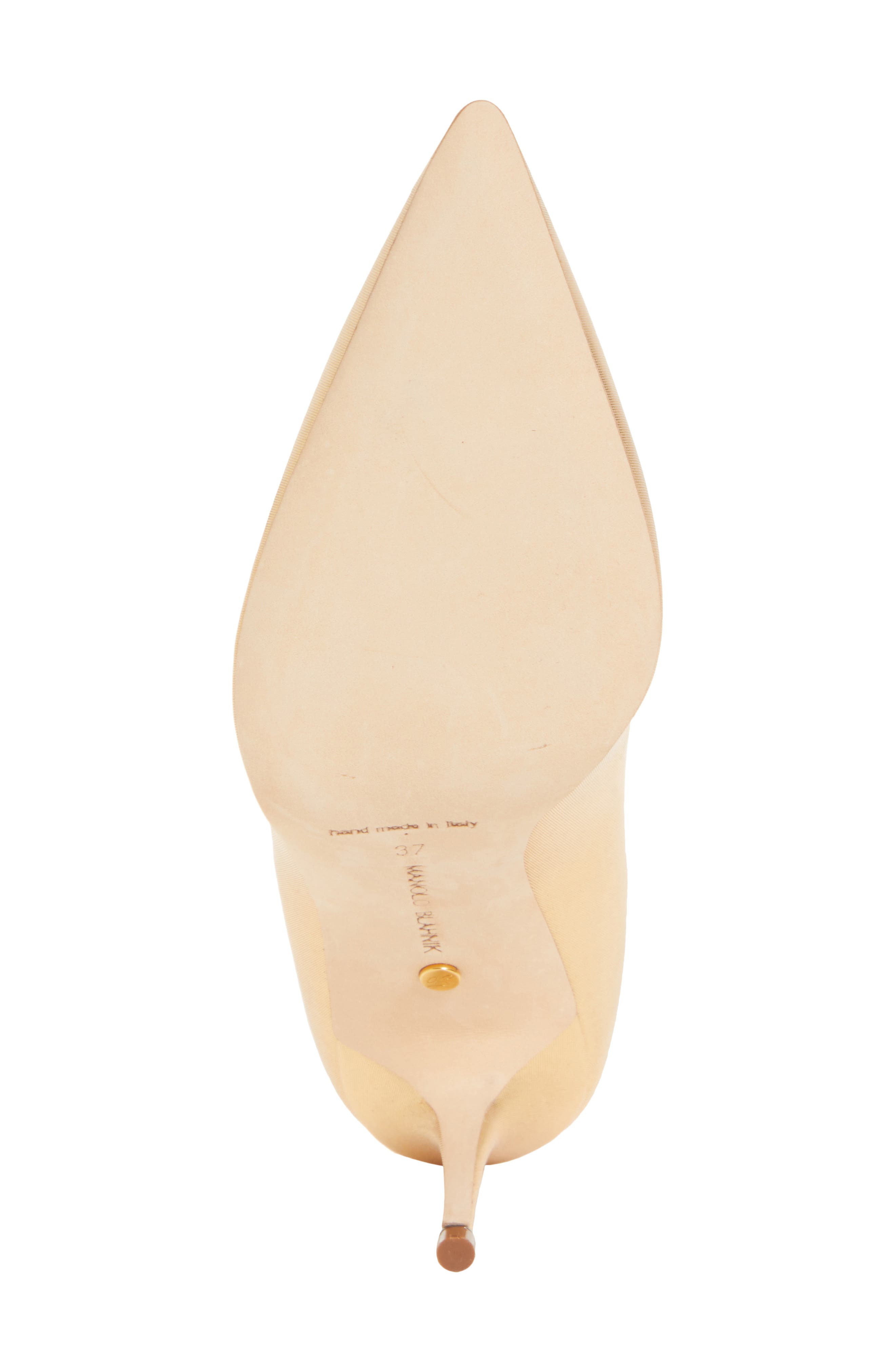 Manolo Blahnik Nadira Crystal Leaf Pointed Toe Pump, Alternate, color, 