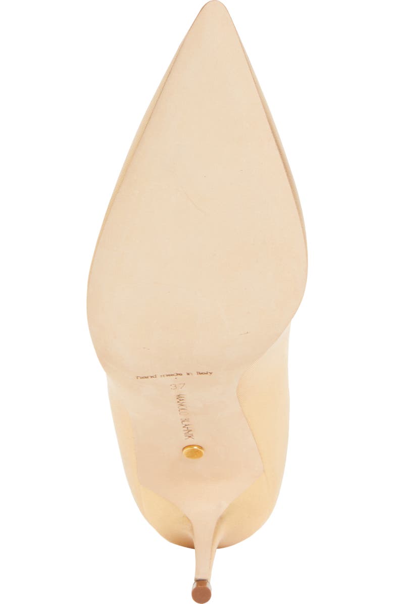 Manolo Blahnik Nadira Crystal Leaf Pointed Toe Pump, Alternate, color,