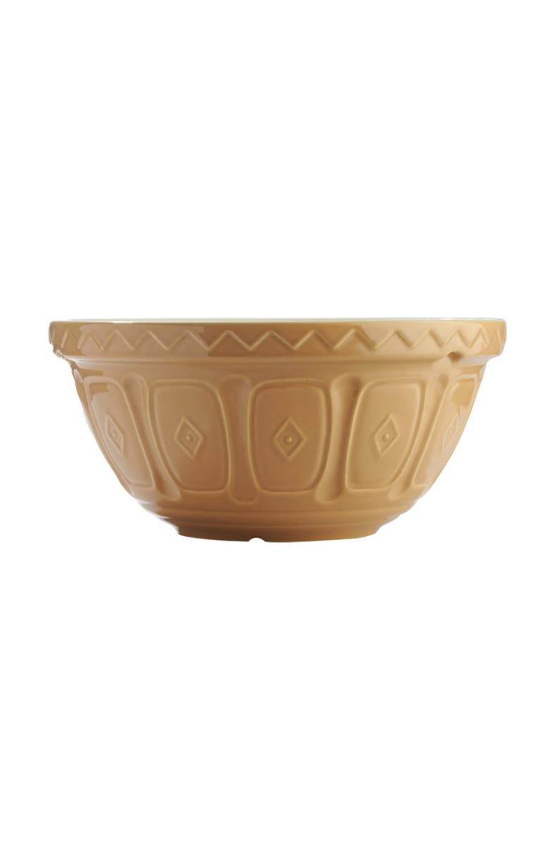 MASON CASH Cane Collection Size 12 Mixing Bowl, 4.25 Quart, Main, color, Beige