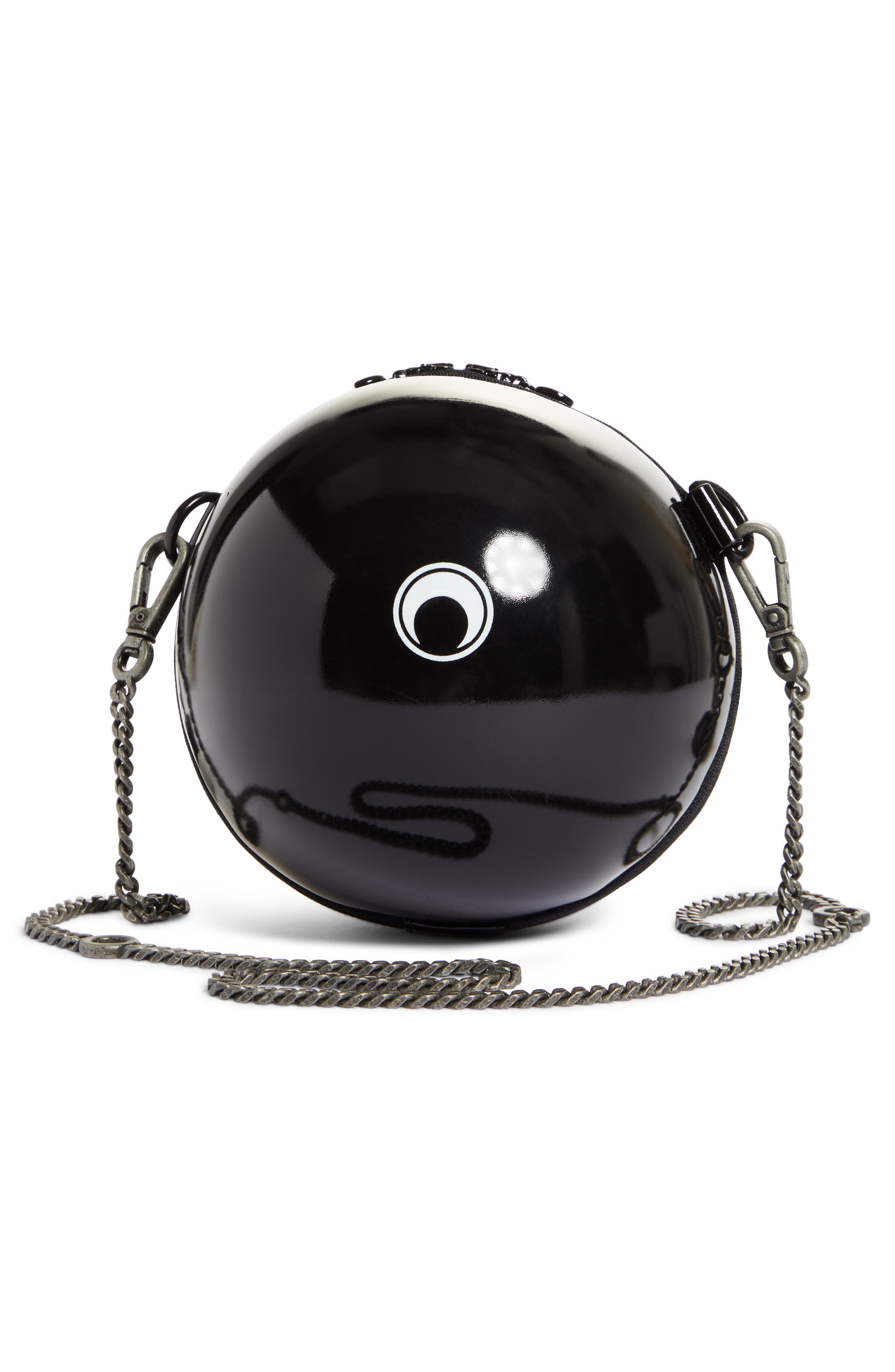 Marine Serre Mini Logo Ball Crossbody Bag, Alternate, color, 