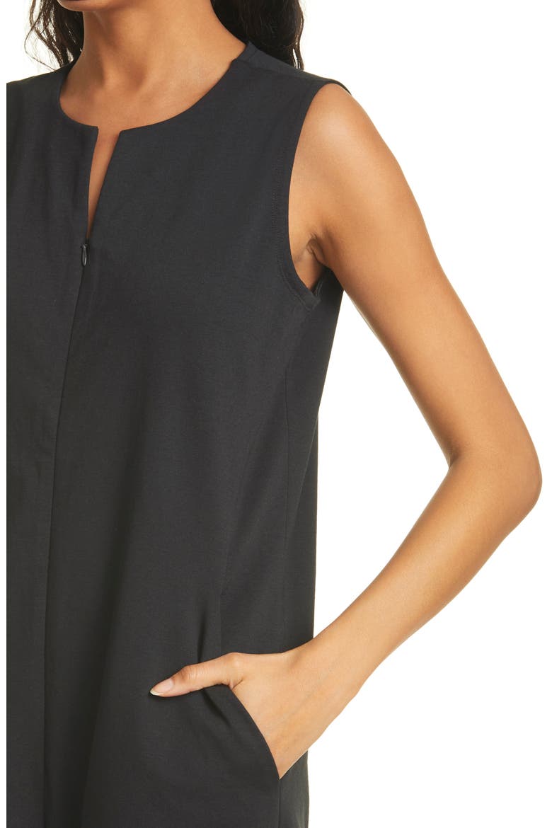 Crop Wide Leg Jumpsuit, Alternate, color, BLACK