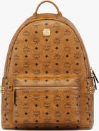 MCM Stark Side Studs Backpack in Visetos