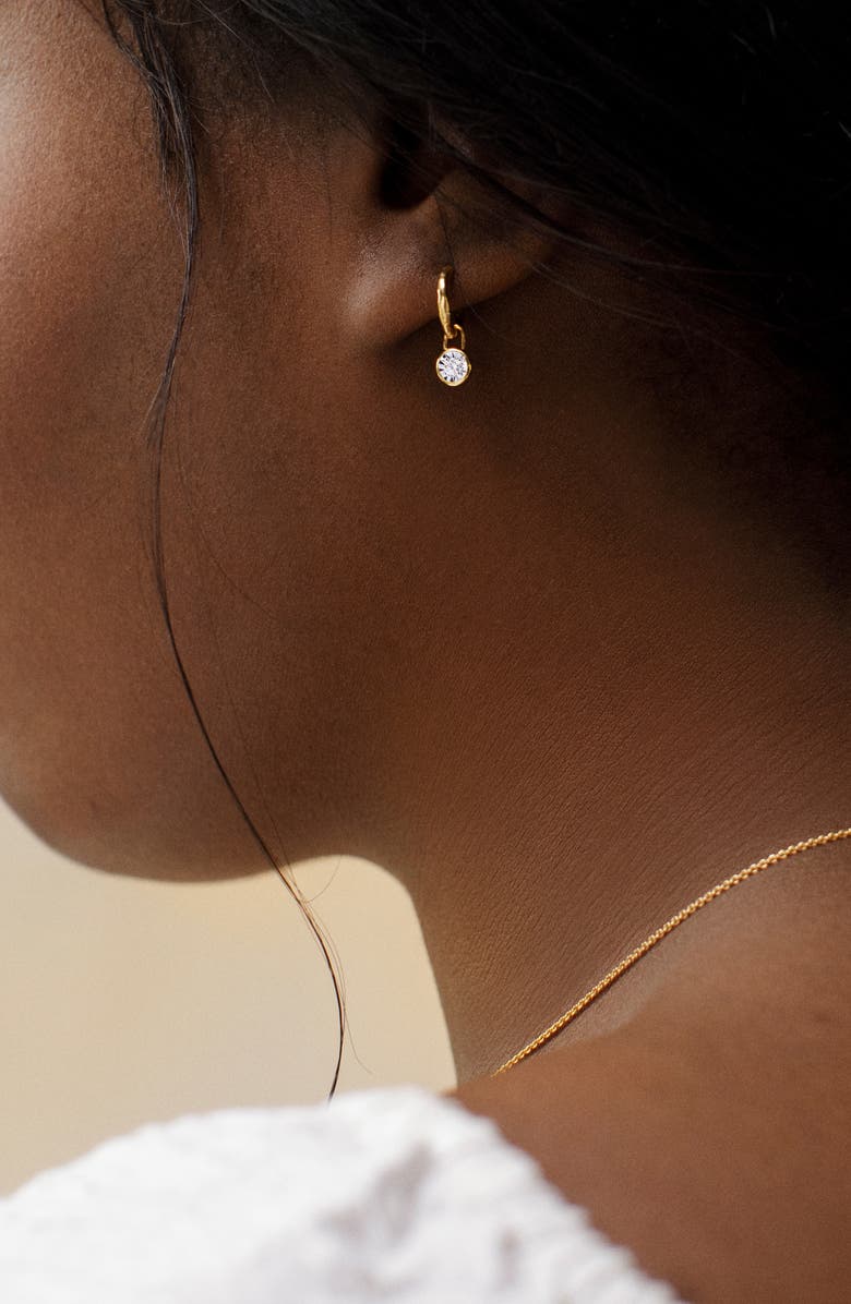 Monica Vinader Diamond Solitaire Charm Pendant, Alternate, color, 