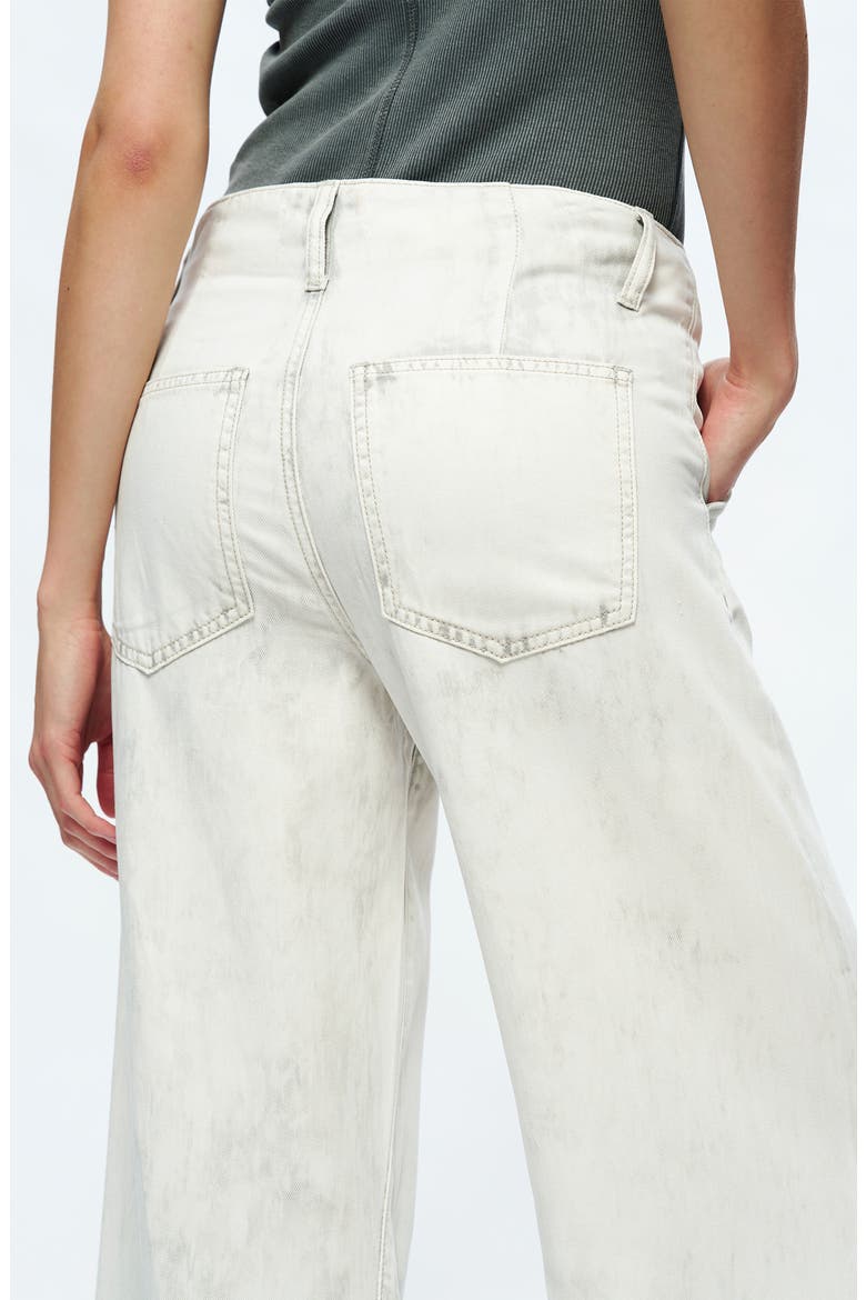 Jeremy Wide Leg Jeans, Alternate, color, IVORY