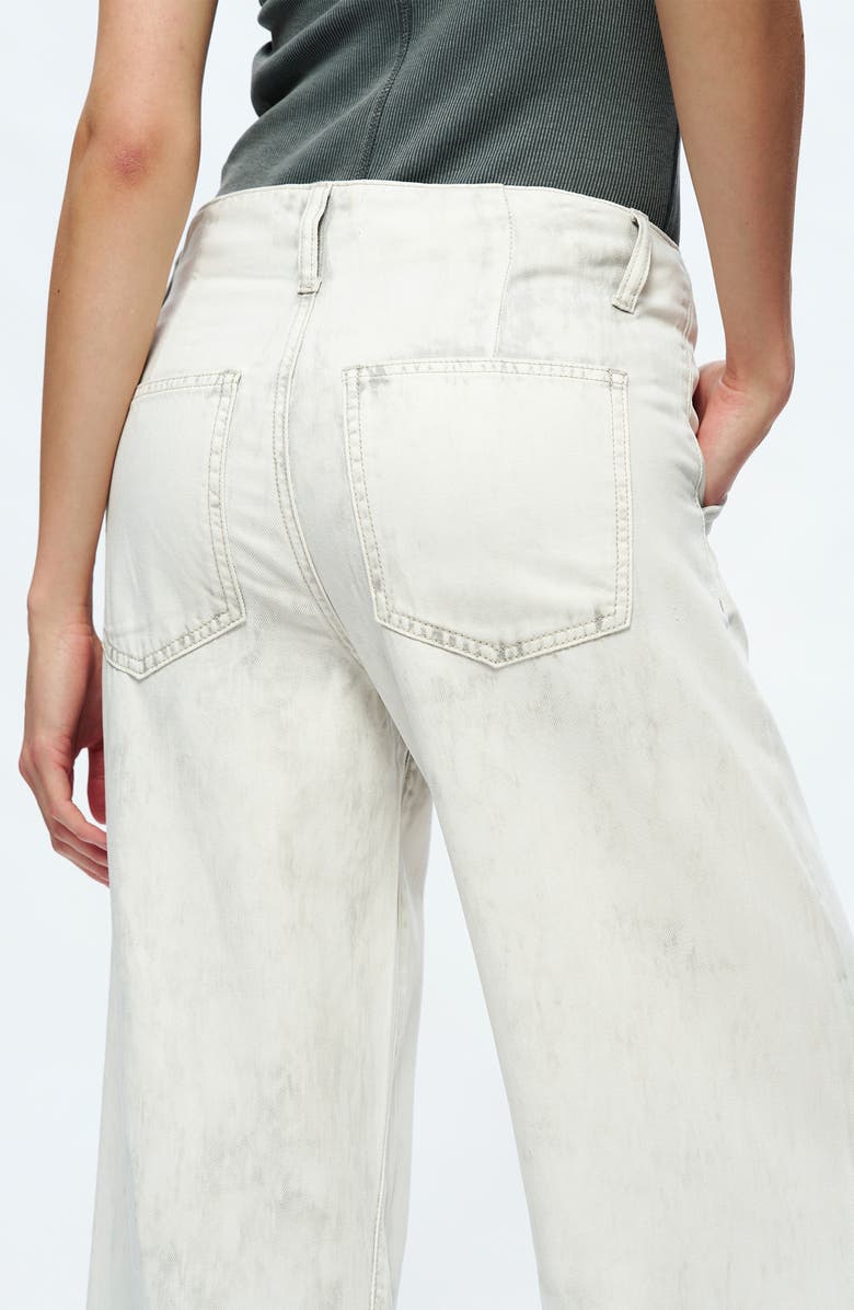 Bayeas Jeremy Wide Leg Jeans, Alternate, color, Ivory