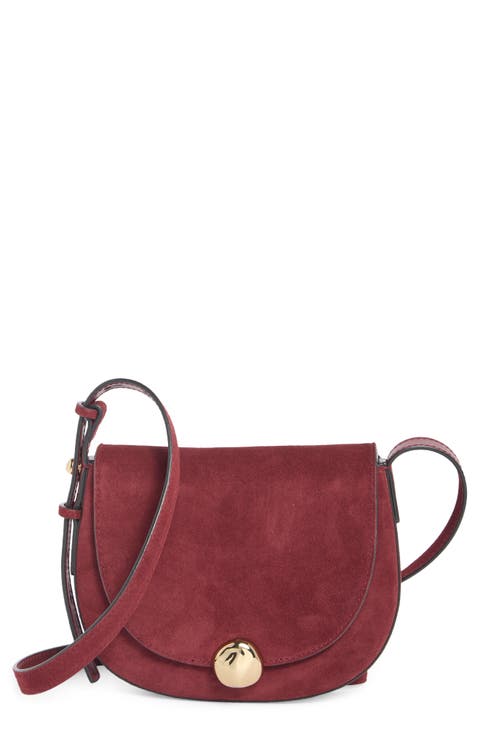 The Dakota Suede Saddle Crossbody Bag