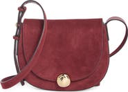 Madewell The Dakota Suede Saddle Crossbody Bag