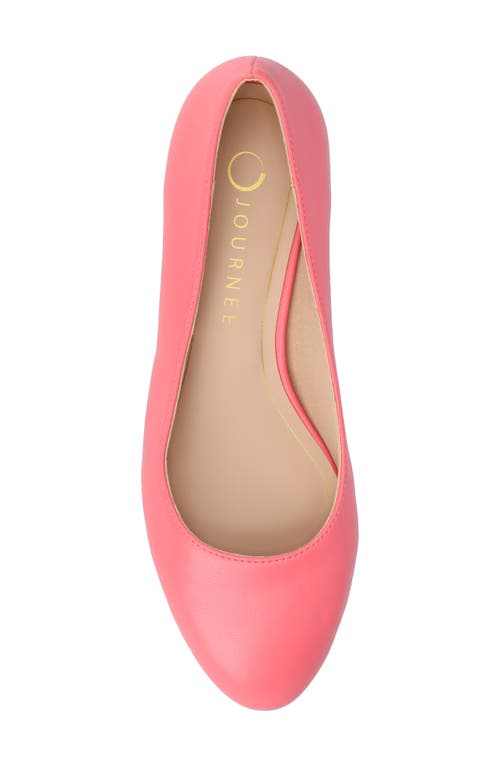 Journee Collection Journee Womens Saarii Wide Width Pumps In Coral