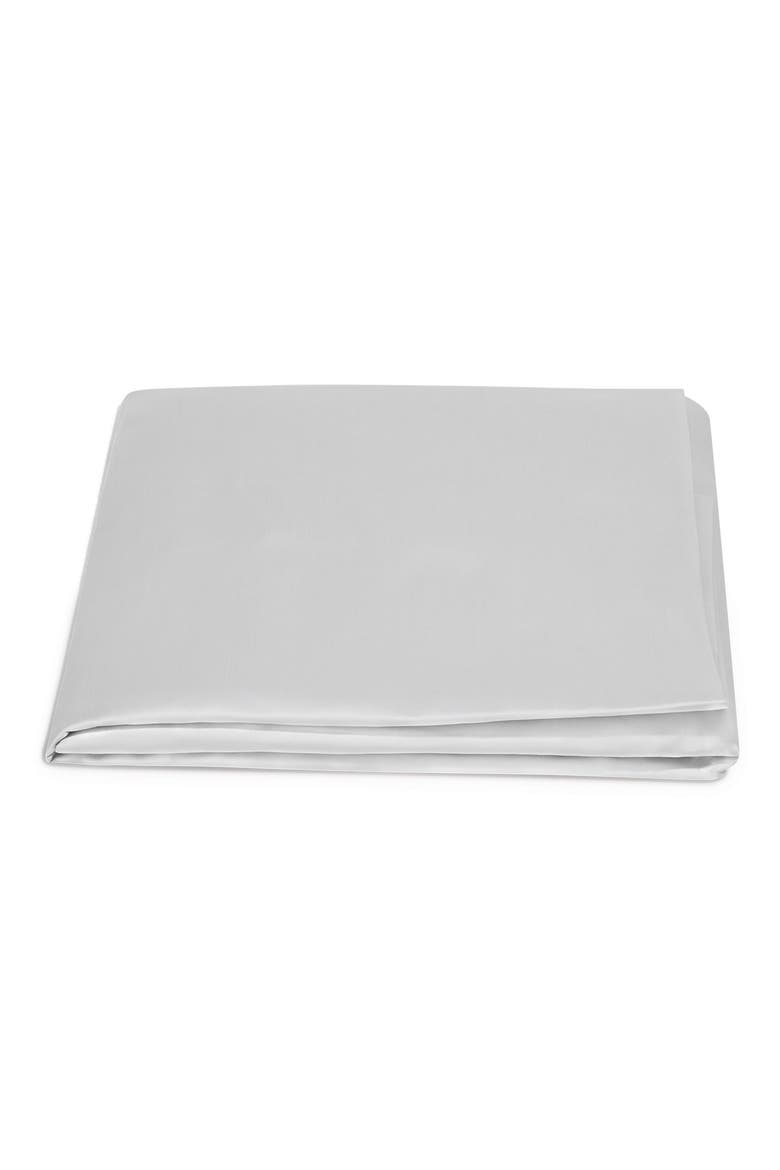 Talita Satin Stitch Fitted Sheet, Main, color, SILVER