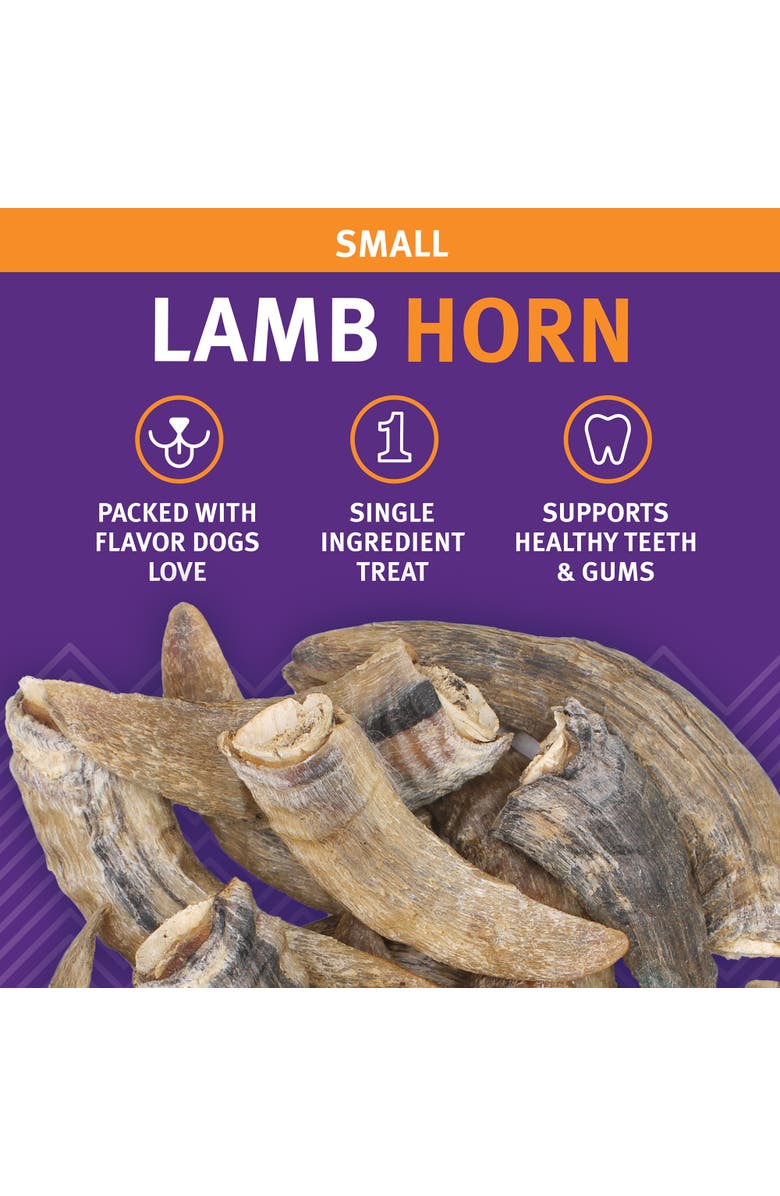 ICELANDIC+ Lamb Horn With Marrow Small 45.5 Inch Dog, Alternate, color, 