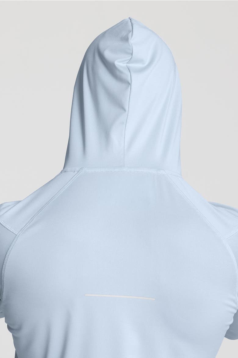 Unisex UPF 50+ Hooded Sun Shirt, Alternate, color, River Mist