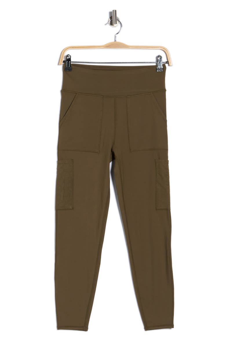 Lupita High Waist Ankle Leggings, Alternate, color, FORTRESS