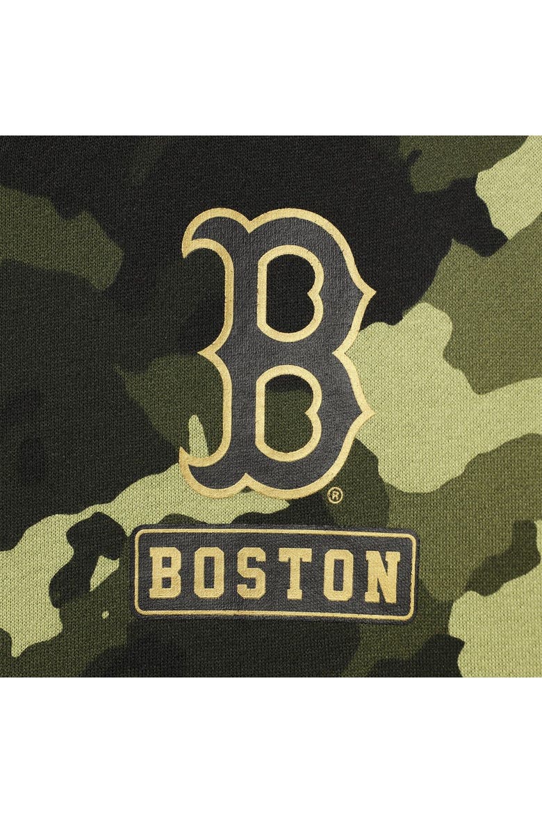 Women's New Era Green Boston Red Sox 2022 MLB Armed Forces Day Camo Full-Zip Hoodie, Alternate, color, Green