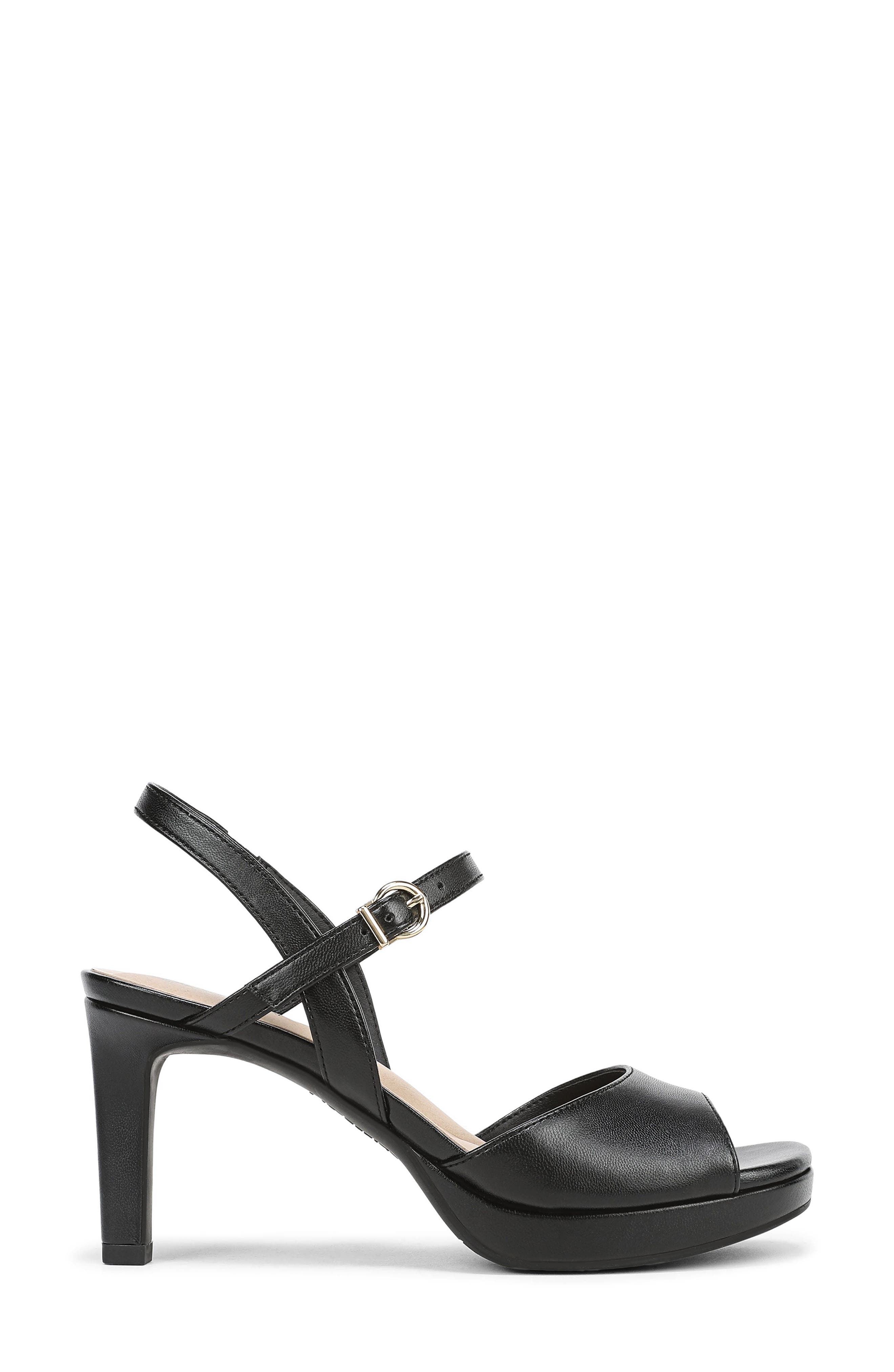LifeStride Gwendolyn Ankle Strap Sandal, Alternate, color, Blackfa
