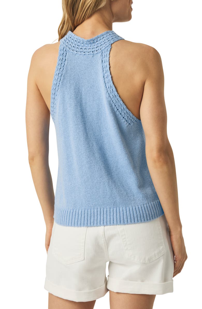 Splendid Talula Cotton Sweater Tank, Alternate, color, Steel Blue