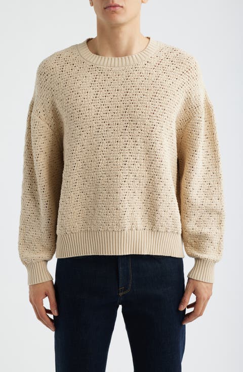 Open Stitch Cotton Sweater