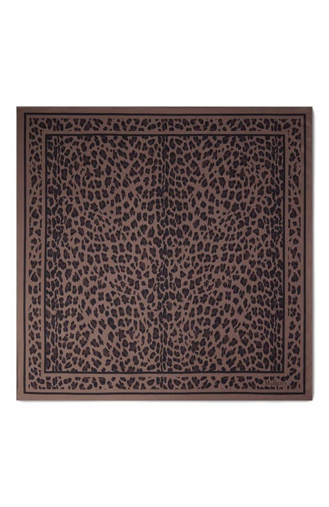 Square Scarf - Leopard