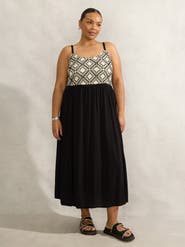 Live Unlimited Crinkled Crochet Dress