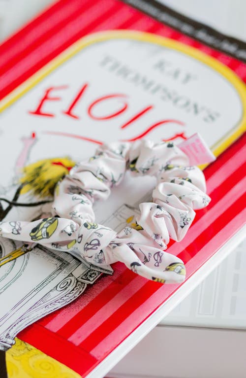 Bits & Bows Eloise Nyc Taxi Cab Bow Scrunchie In Multi