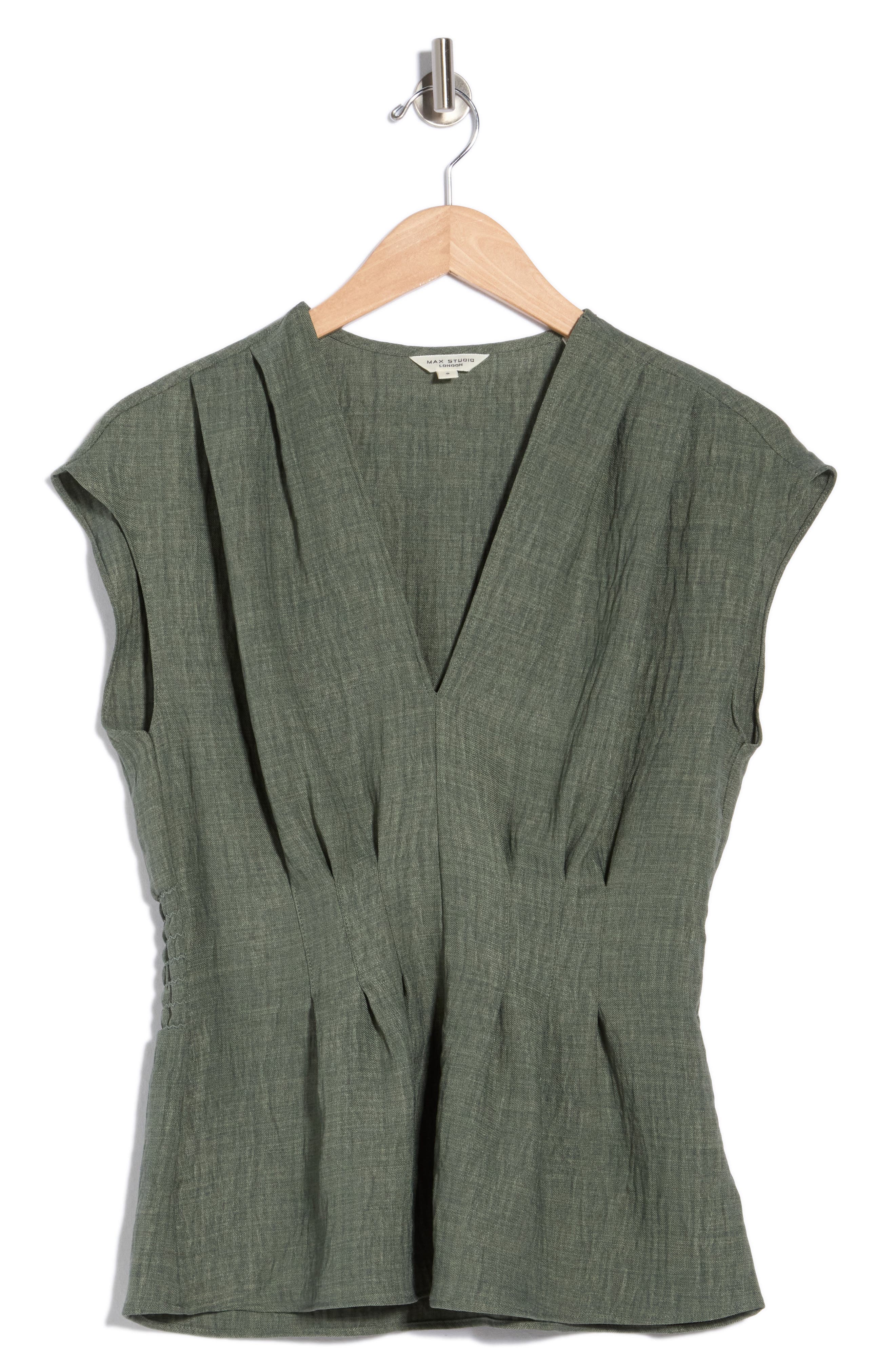 Pleat Front Top