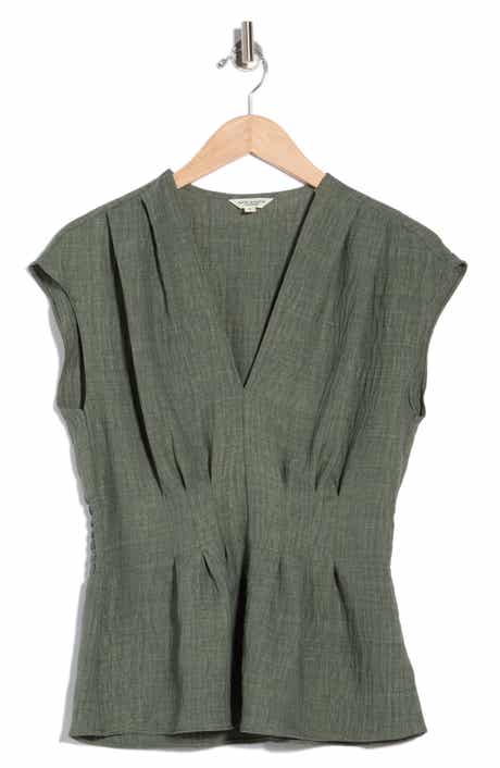 Pleat Front Top