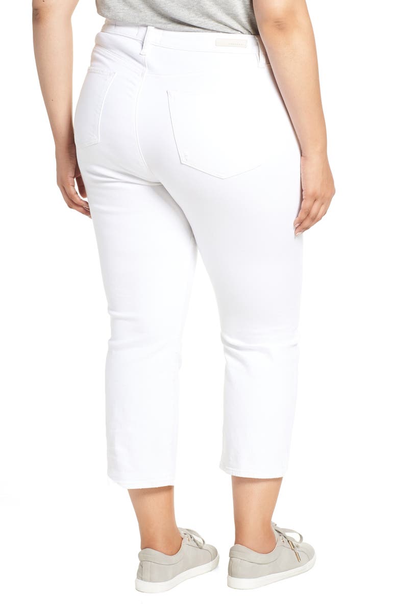 Sanctuary Modern High Rise Straight Leg Crop Jeans, Alternate, color, 