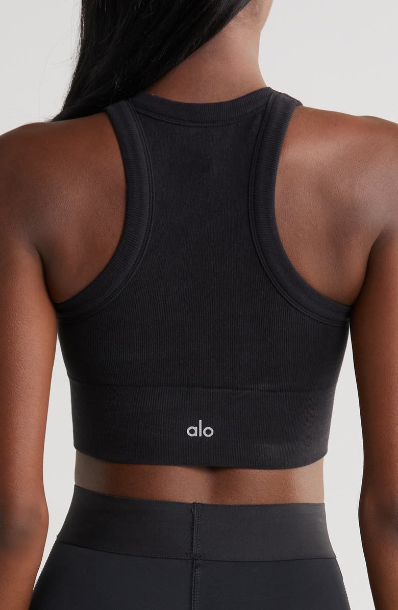 Alo Delight Seamless Knit Bra, Alternate, color, 