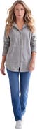 Roaman's Fleece Zip Hoodie Sweatshirt