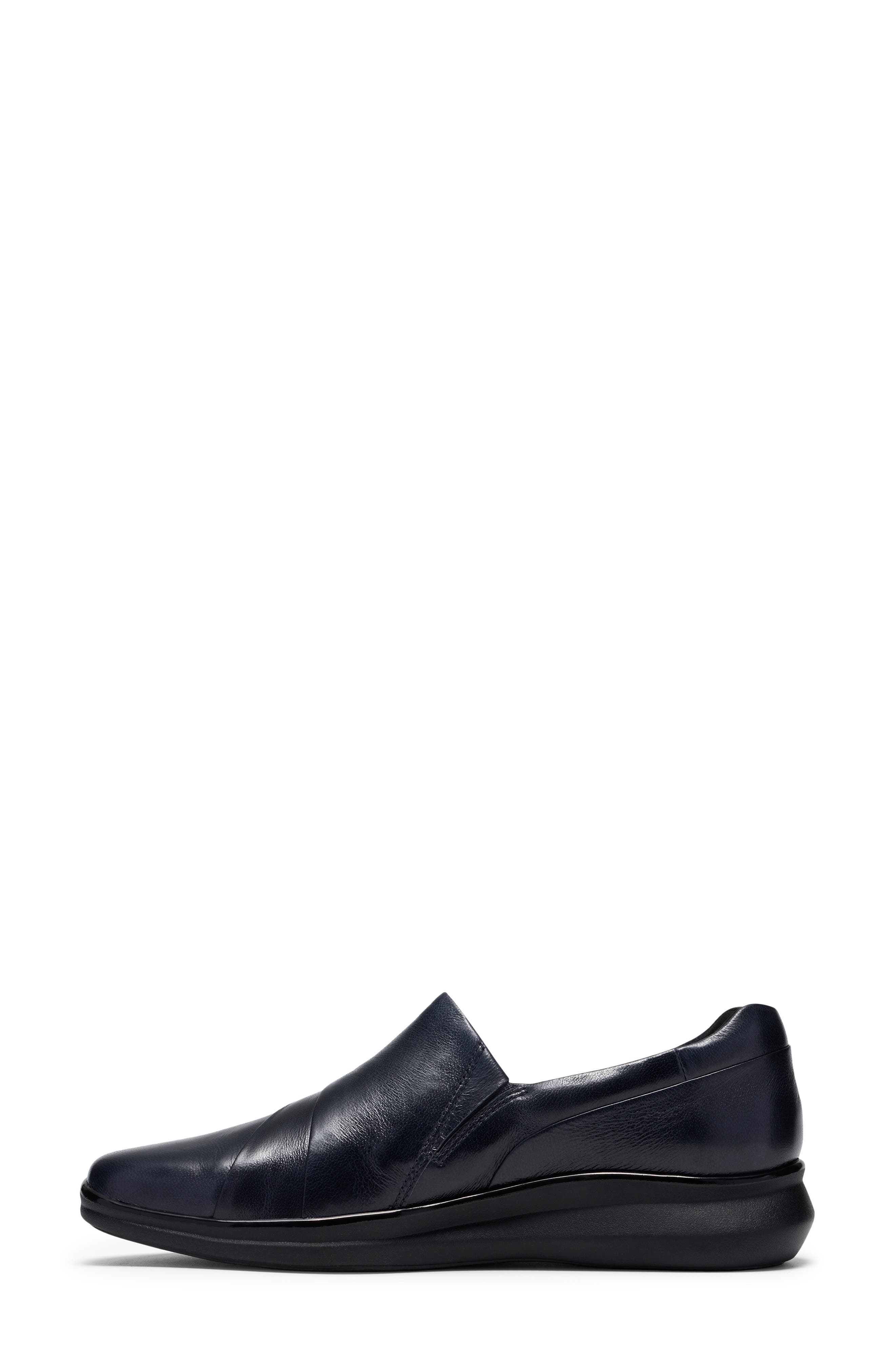 Lynell Slip On Loafer, Alternate, color, NAVY LEATHER