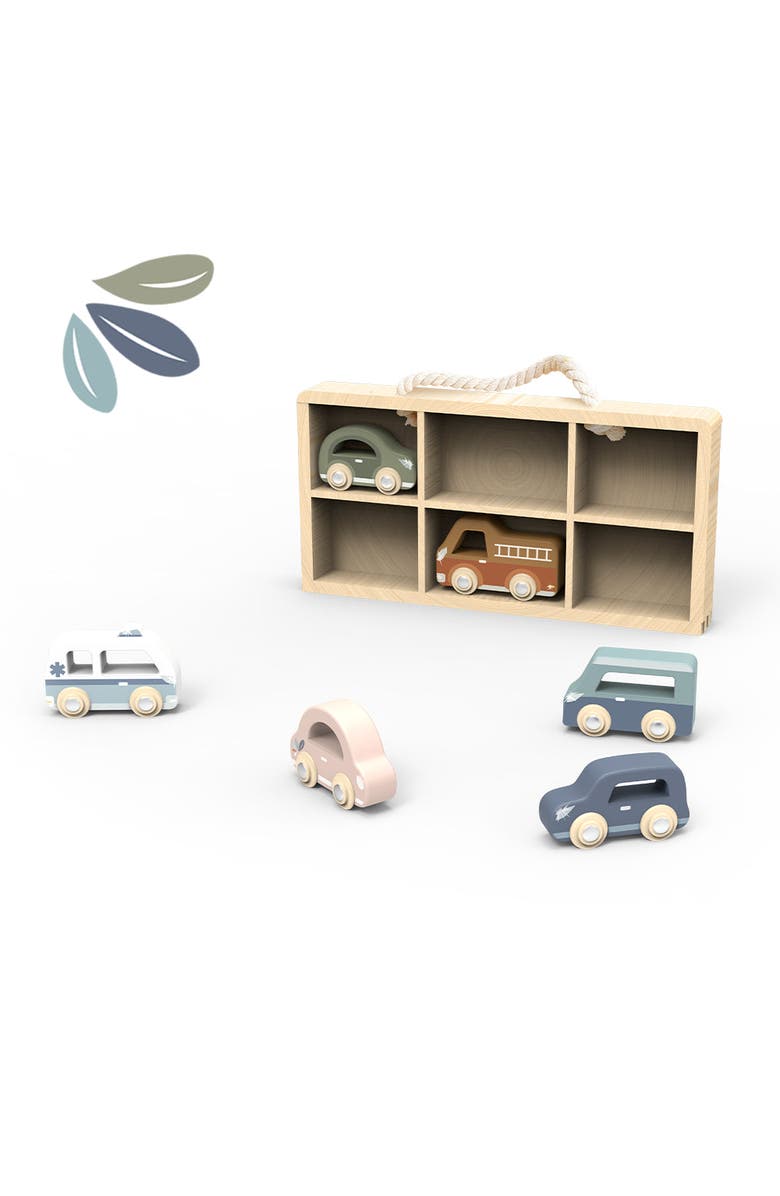 Speedy Monkey Car Display case w/ 6 vehicles, Alternate, color,