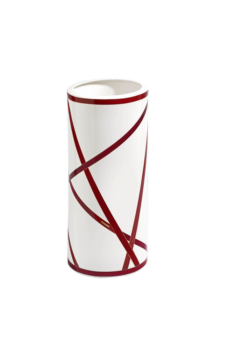 Missoni High Vase, Alternate, color, Bordeaux