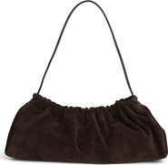 Madewell Ruched Suede Clutch