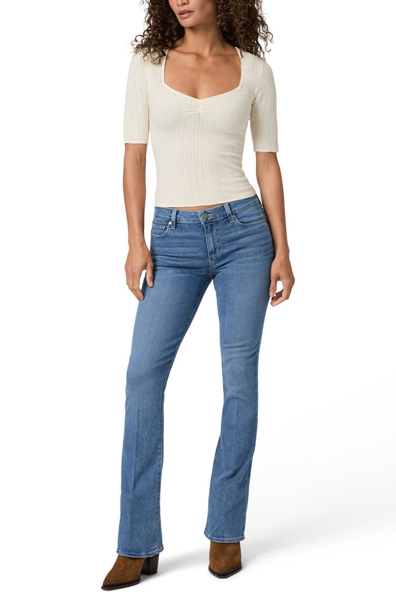PAIGE Manhattan Bootcut Jeans, Alternate, color, Gladys