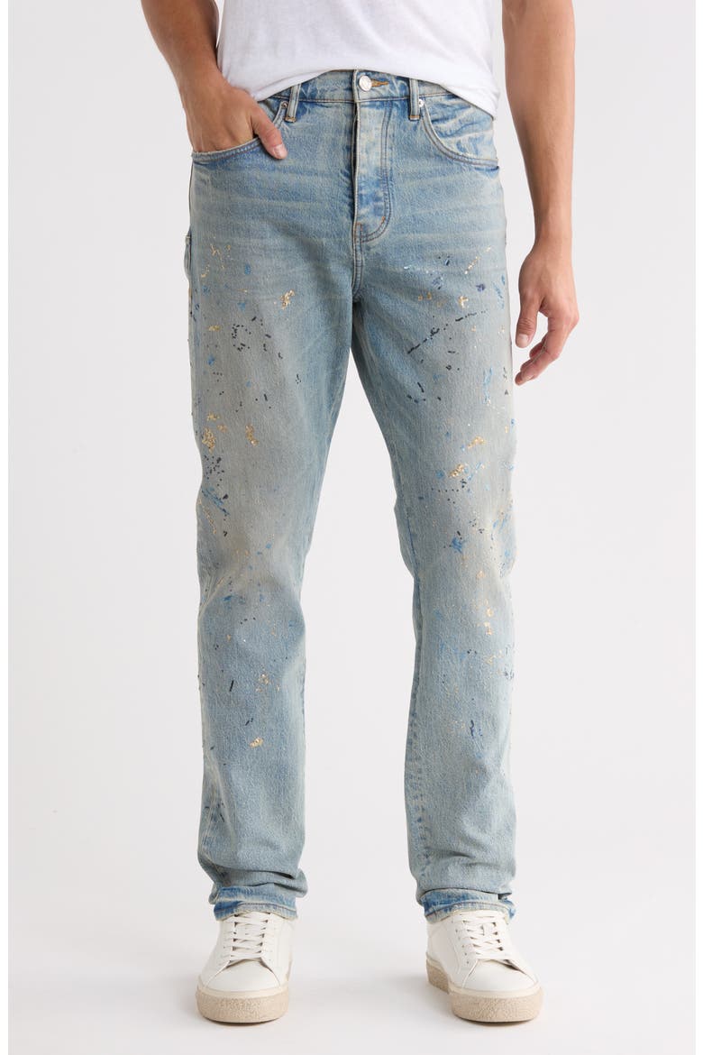 Sequin Splatter Paint High Waist Slim Leg Jeans, Main, color, SEQUIN SPLATTER PAINT