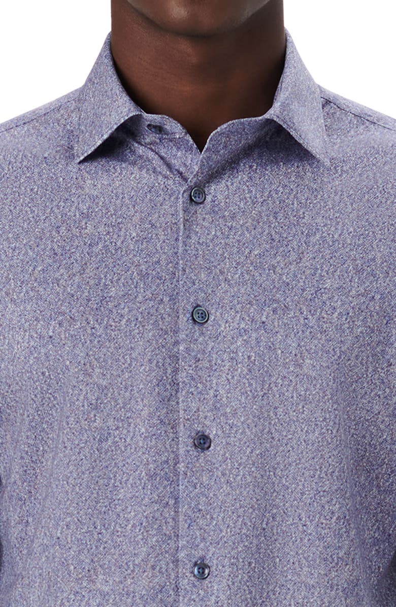 Bugatchi OoohCotton<sup>®</sup> Print Button-Up Shirt, Alternate, color, 