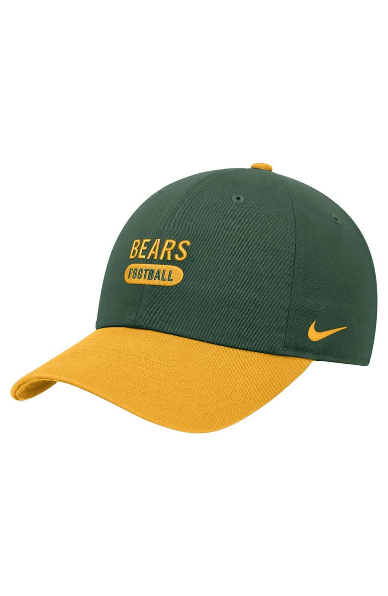 Nike Men's Nike Green Baylor Bears Colorblock Club Adjustable Hat, Main, color, Green