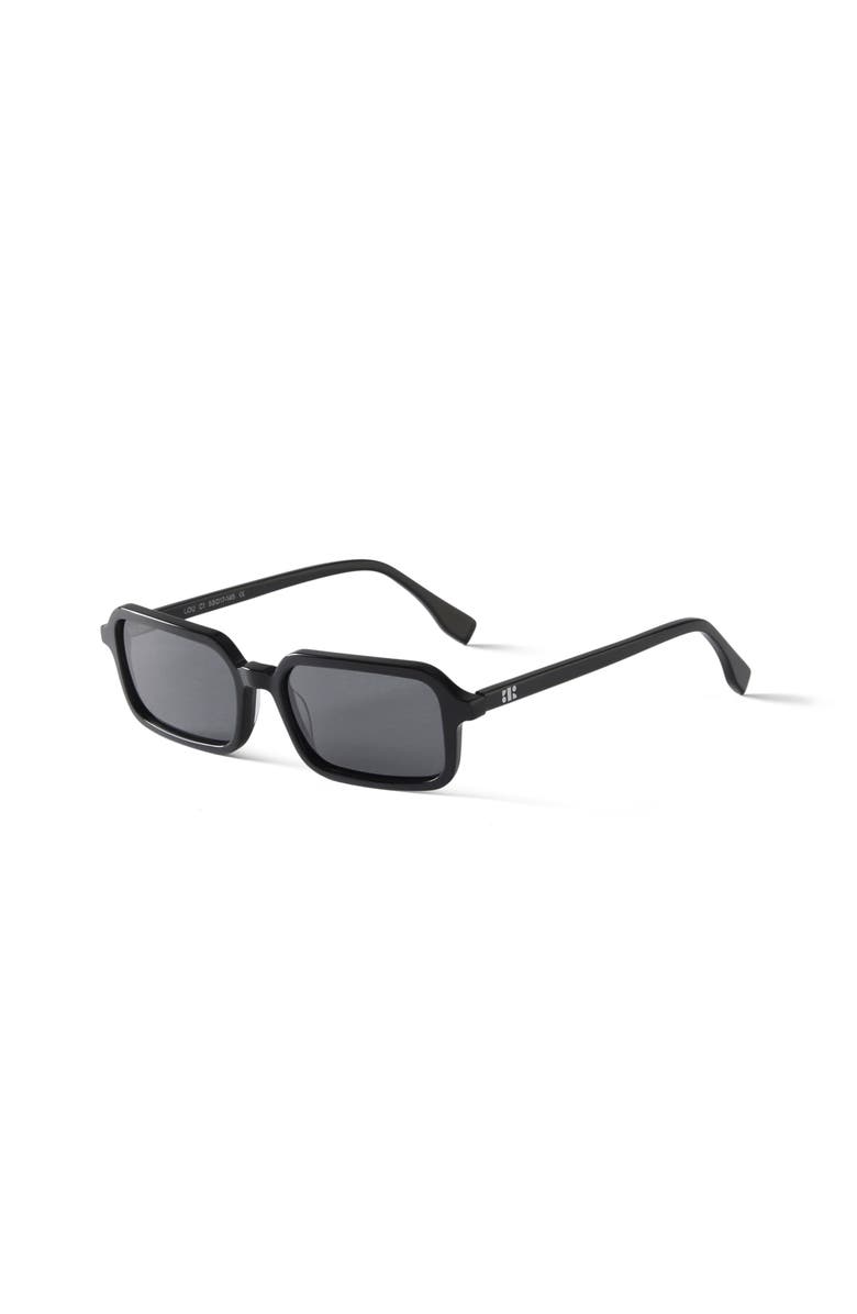 French Kiwis Eyewear Lou Sunglasses, Alternate, color, Black